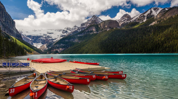 canada, mountains, lake Wallpaper 1280x2120 Resolution