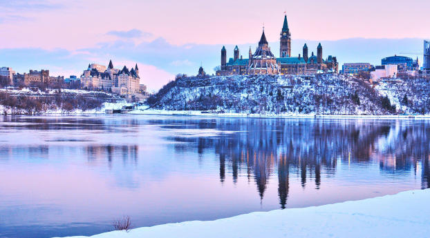 Canada Ottawa Parliament Wallpaper 3840x4320 Resolution