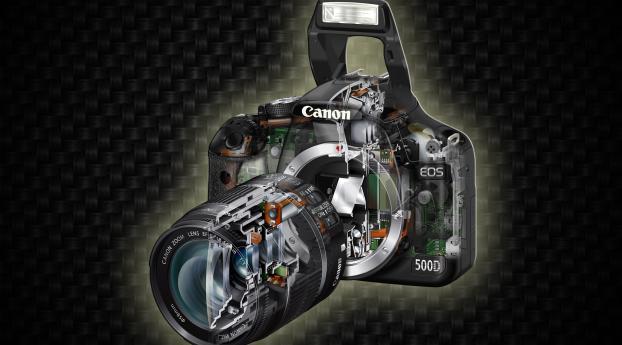 canon, camera, black Wallpaper 1440x900 Resolution