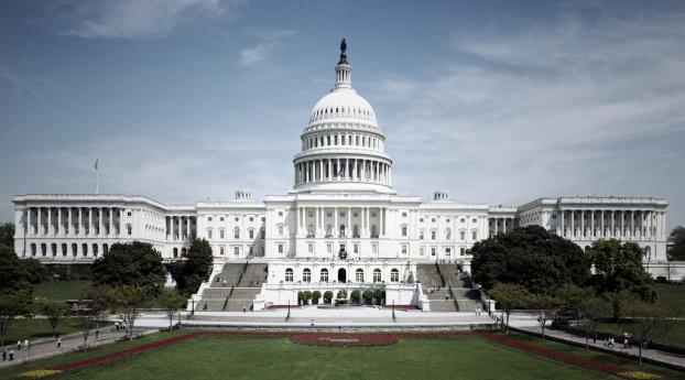 capitol, white house,  america Wallpaper 1366x768 Resolution