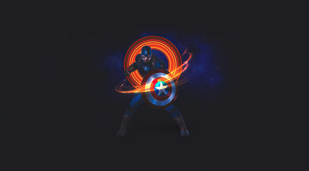 Captain America 4K Digital Art Wallpaper