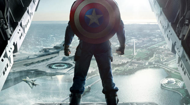 Captain America Awesome pose images Wallpaper