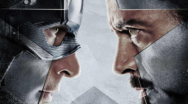 Captain America Civil War Official Poster  Wallpaper 1080x2280 Resolution