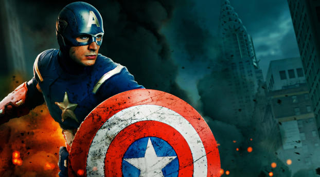 Captain America HD images Wallpaper 240x320 Resolution