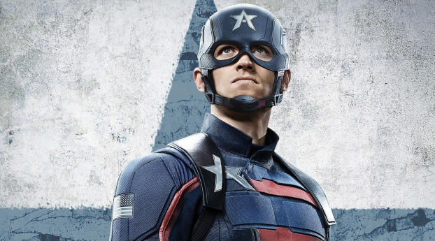 Captain America in The Falcon and The Winter Soldier Wallpaper 828x1792 Resolution
