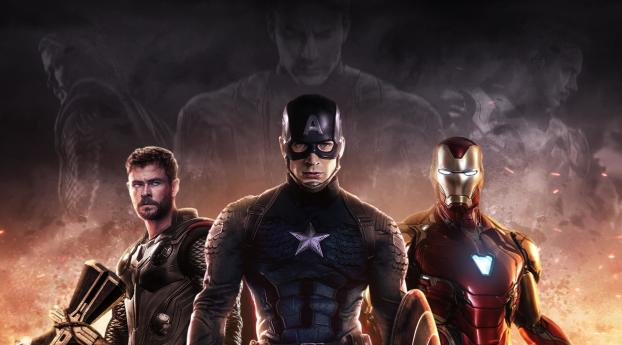 Captain America Iron Man Thor Avengers Wallpaper 1242x2688 Resolution
