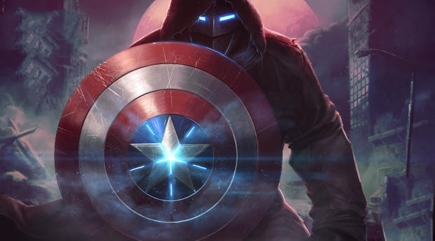 Captain America MARVEL CoC Wallpaper 1080x2316 Resolution