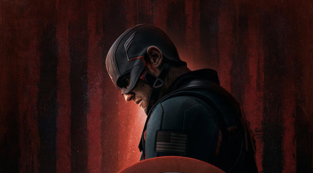 Captain America Marvel TFWS Wallpaper 360x640 Resolution
