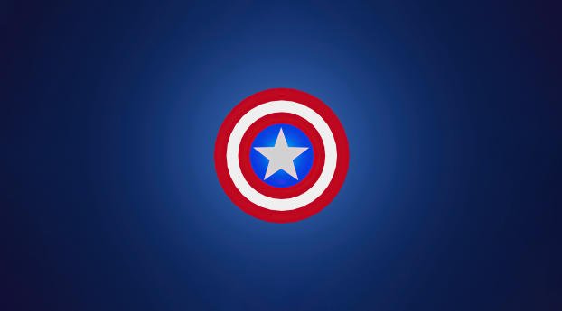 Captain America Minimalist Logo 4k Wallpaper