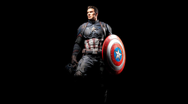Captain America Portrait Art Wallpaper 720x1560 Resolution