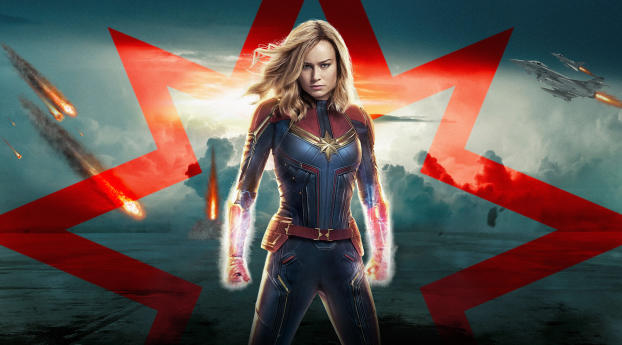 Captain Marvel 2019 Movie Wallpaper 1024x768 Resolution