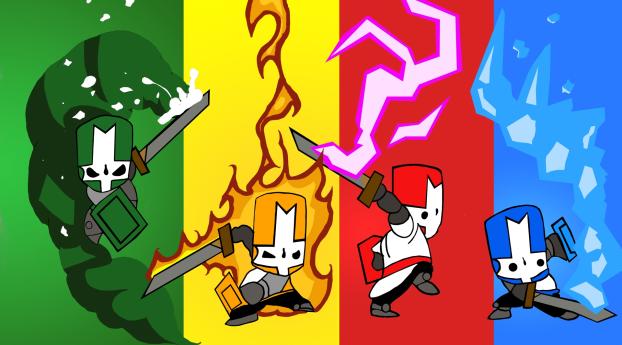 castle crashers, characters, arm Wallpaper 1125x2436 Resolution