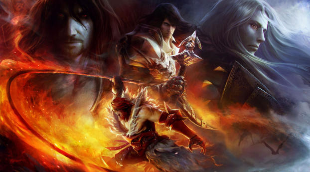 castlevania, lords of shadow, mirror of fate Wallpaper 320x480 Resolution