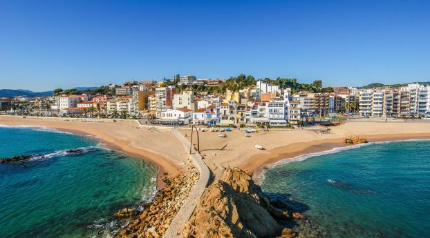 catalonia, resort, beach Wallpaper 800x1280 Resolution