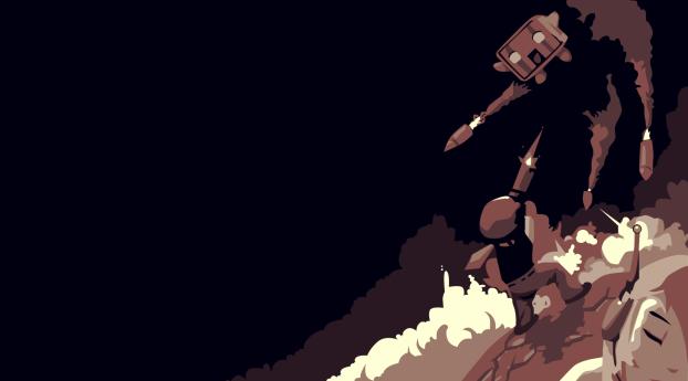 cave story, character, missiles Wallpaper 1366x768 Resolution