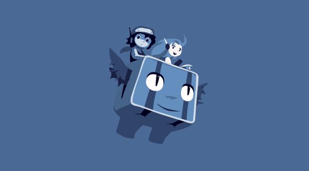 cave story, characters, fly Wallpaper 320x480 Resolution