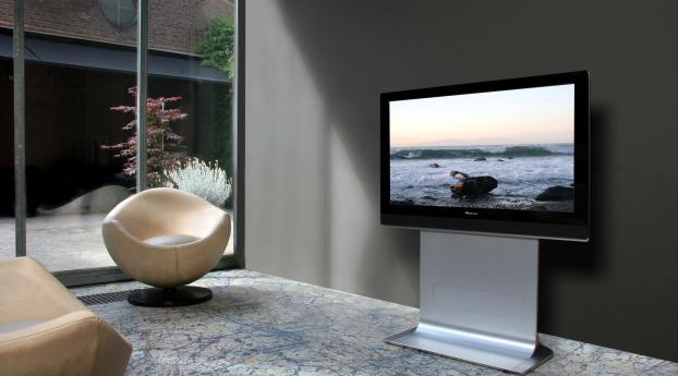 chair, tv, carpet Wallpaper 960x544 Resolution