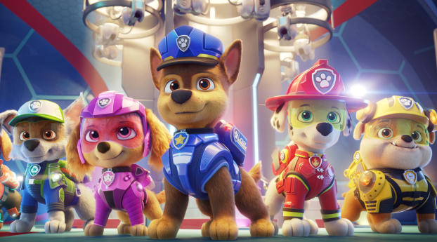 Chase Paw Patrol The Movie Wallpaper 400x440 Resolution