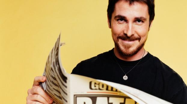 Christian Bale Cool Pics Wallpaper 1024x600 Resolution
