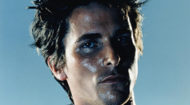 Christian Bale Hair Style Photos  Wallpaper 320x480 Resolution