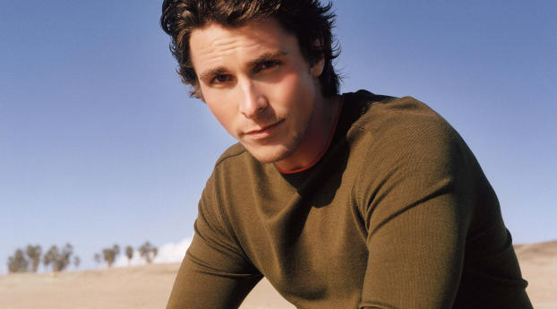 Christian Bale Photoshoot Wallpaper 480x800 Resolution