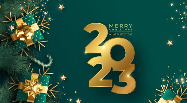 Christmas & New Year 2023 4k Wallpaper 1280x2120 Resolution