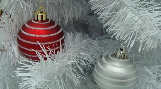 christmas decorations, balloons, steam Wallpaper