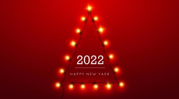 Christmas New Year 2022 4k Wallpaper