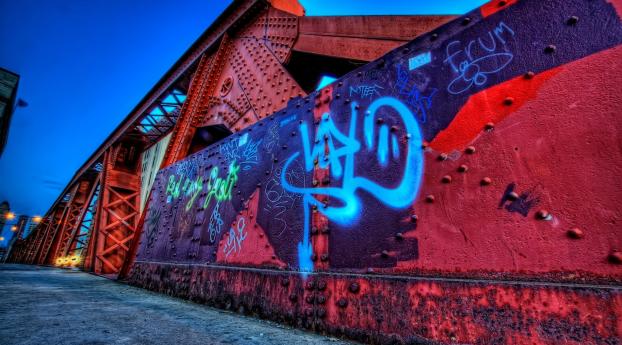 city​​, graffiti, street Wallpaper 2160x3840 Resolution