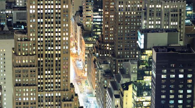 city, skyscraper, night Wallpaper 800x600 Resolution