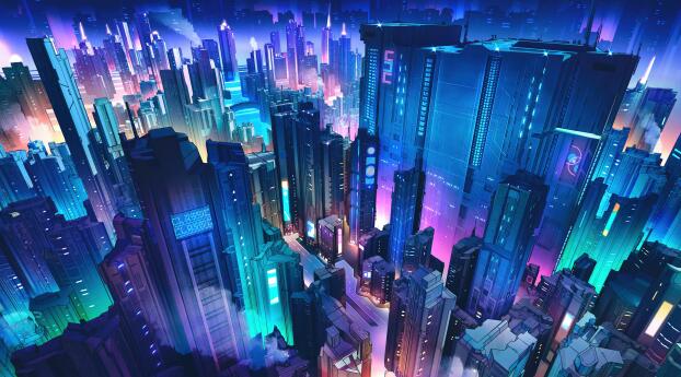 2160x3840 Cityscape 8K Cyber City Digital Art Sony Xperia X,XZ,Z5 Premium  Wallpaper, HD Artist 4K Wallpapers, Images, Photos and Background -  Wallpapers Den