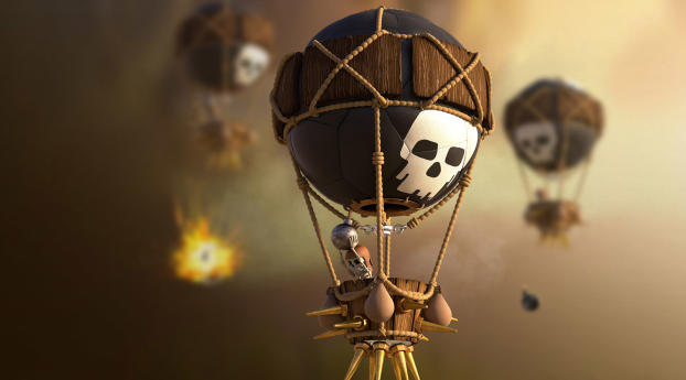 Clash Of Clans Balloons Wallpaper 360x640 Resolution