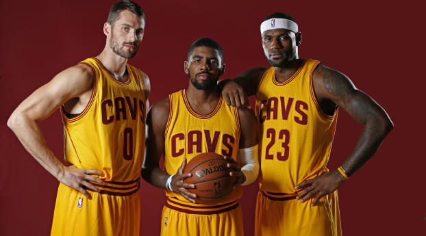 cleveland cavaliers, kyrie irving, kevin love Wallpaper 1400x1050 Resolution