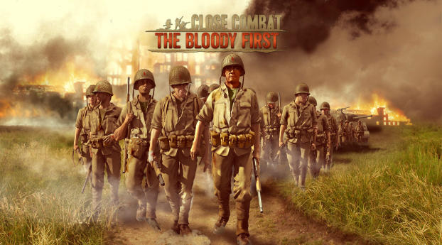 Close Combat The Bloody First Wallpaper 500x2048 Resolution