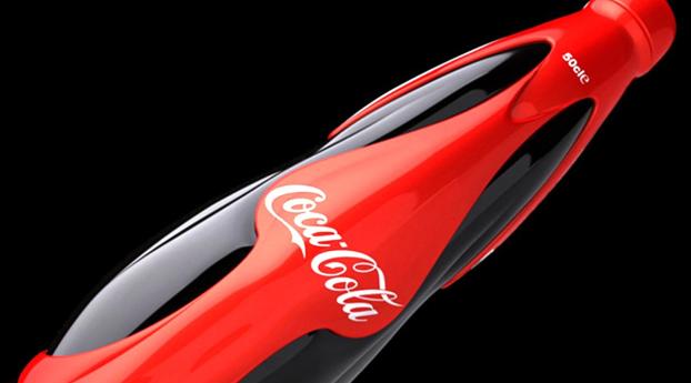 coca-cola, new design,  bottle Wallpaper 1080x2280 Resolution