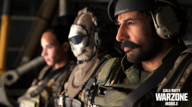 CoD Warzone Mobile Characters Wallpaper 1200x480 Resolution