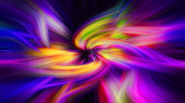 Color Swirl Art Wallpaper 360x640 Resolution