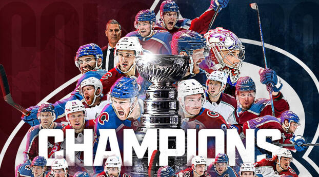 Colorado Avalanche Stanley Cup 2022 Champion Wallpaper 1080x2340 Resolution