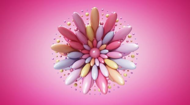 Colorful Flower Wallpaper 320x480 Resolution