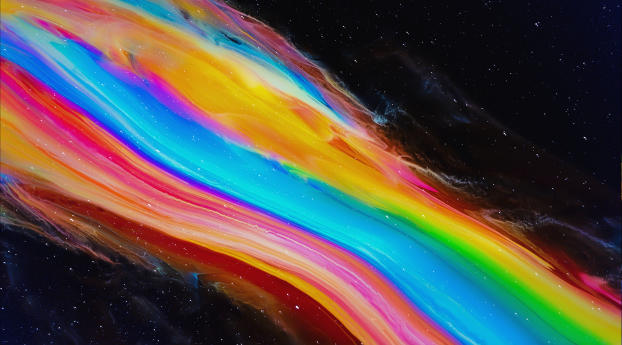Colorful Space Path Wallpaper 1080x2048 Resolution
