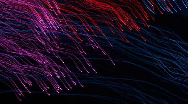Colorful Wave Lines Wallpaper 1152x864 Resolution