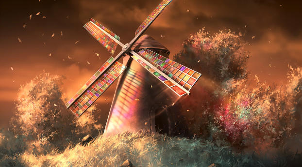 Colors Of The Wind Wallpaper 1360x768 Resolution