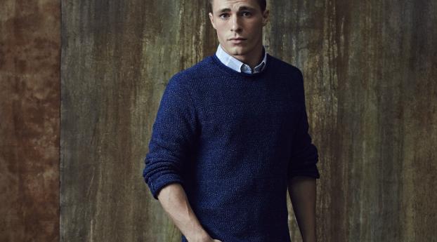 colton haynes, actor, sweater Wallpaper 1280x2120 Resolution