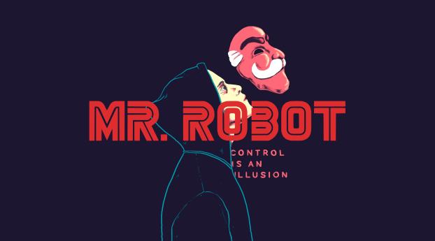 Control Is An Illusion Mr. Robot Elliot Wallpaper 320x240 Resolution