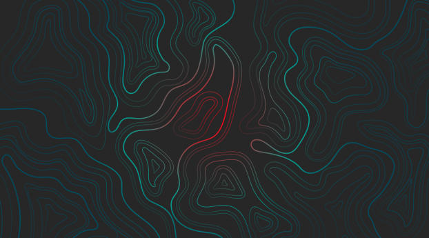 Cool Abstract Swirls Shape Art Wallpaper