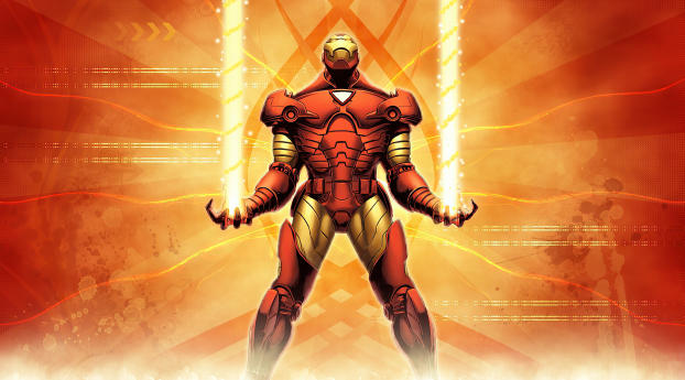 Cool Iron Man Marvel Comic 2020 Wallpaper 3540x1080 Resolution