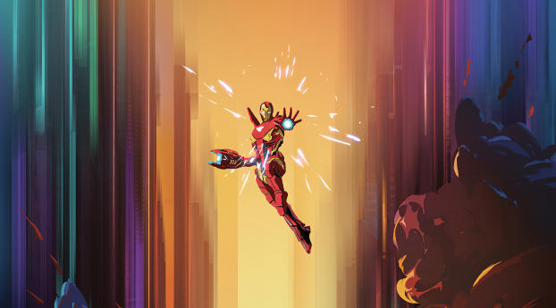 Cool Iron Man Poster Wallpaper 1440x1440 Resolution