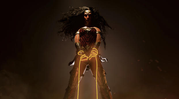 Cool Wonder Woman Art Wallpaper 1080x2220 Resolution