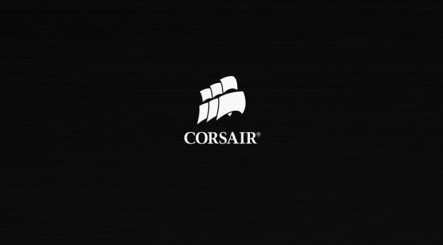 corsair, logo, hi-tech Wallpaper
