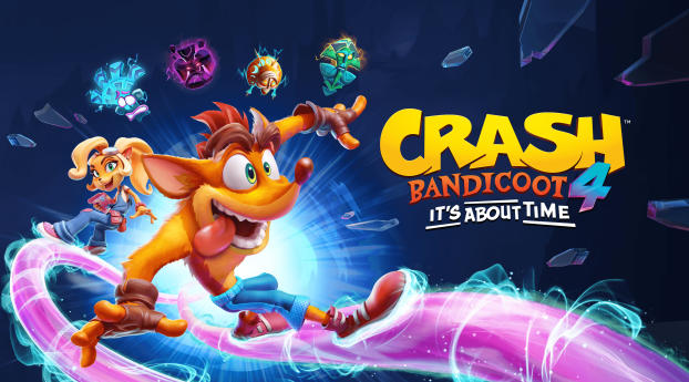 Crash Bandicoot 4 Wallpaper 1080x2520 Resolution